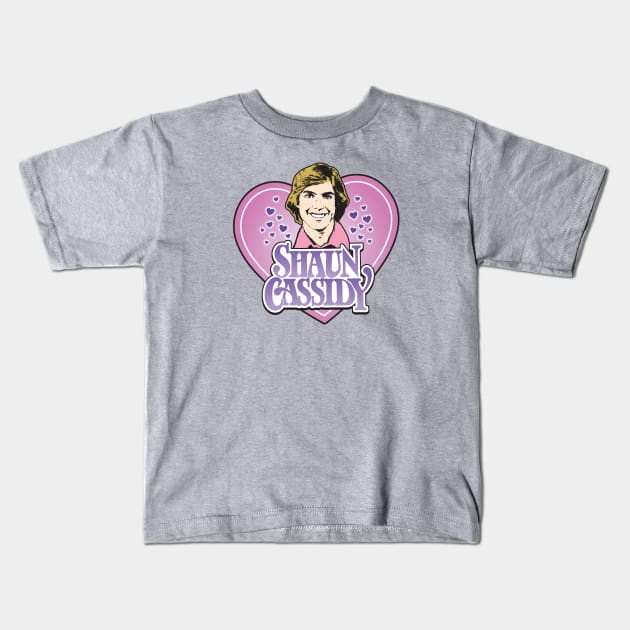 Shaun Cassidy Kids T-Shirt by Chewbaccadoll